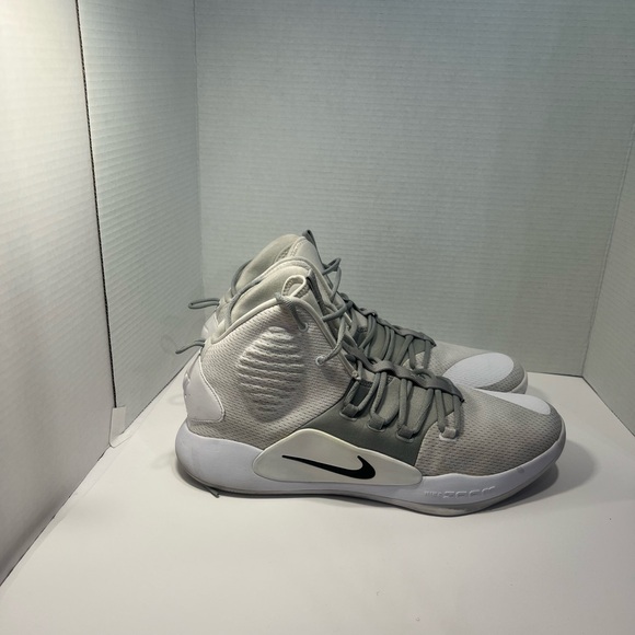 Nike HyperDunk light Gray and White High-Top Sneakers